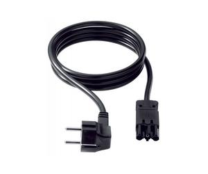 BACHMANN Cordon secteur noir - 1,5 m