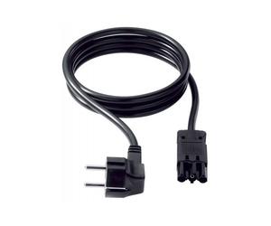 BACHMANN Cordon secteur noir - 3,0 m