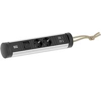 BACHMANN CYCLE Loop 2xCEE7/3 1xSchalter 1xUSB A/C 22W 2.5m CEE7/7