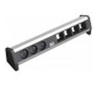 Bachmann DESK 1 - Coupe-circuit - CA 230 V - entrée : GST18 - connecteurs de sortie : 3 - France - noir