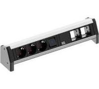 BACHMANN DESK 1x Schalter 3x Schutzkontakt 2x ABD GST18