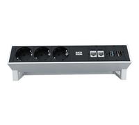 Bachmann DESK 2 - Coupe-circuit - entrée : GST18i3 - connecteurs de sortie : 2 - 20 cm cordon - Allemagne - blanc, RAL 9010