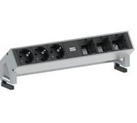 Bachmann DESK 2 - Coupe-circuit - entrée : GST18i3 - connecteurs de sortie : 3 - 20 cm cordon - Allemagne - acier inoxydable