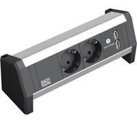 BACHMANN DESK 2x contact de protection 1x USB Charger