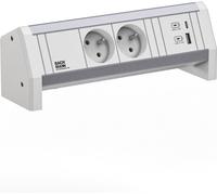 Bachmann Desk 2Xcee7/3 1Xusb A/C 22W Gst18 Ral9010
