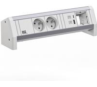 Bachmann Desk 2Xute 1Xusb A/C 22W 1Xcm Gst18 Ral9010
