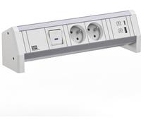 Bachmann Desk 2Xute 1Xusb A/C 22W 1Xschalter Gst18 Ral9010
