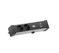 BACHMANN Desk Rail 2X Protection USB A&C, USB Charger 22W 2,0m GST18