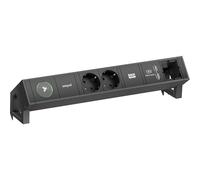 BACHMANN DESK2 1xIOTspot 2X Contact de Protection, USB Charger 1xABD 0,2m GST18,SW