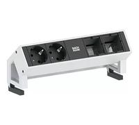 BACHMANN DESK2 2x Schutzkontakt 2x ABD GST18, weiß