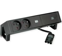 Bachmann Desk2 2Xute 1Xusb C 60W 0.2M Gst18 Ral9005