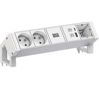 Bachmann Desk2 Alu White 2Xute 1Xcm 1Xusb A/C 22W 0.2M Gst18