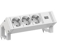 BACHMANN DESK2 blanc 3xCEE7/3 0,2m GST18 RAL9010