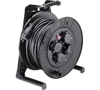BACHMANN Enrouleur de câble 4-f IP54, 25m, H07RN-F3 G1,5qmm, vide