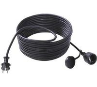BACHMANN Extension 3G1,5mm² , H07RN-F caoutchouc/néoprène contact de protection, noir, 25 m