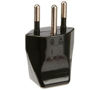 Bachmann 910175 Fiche d'alimentation suisse 250 V noir IP20