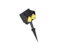 Bachmann gartensteckdose 4-fach schwarz 2472322