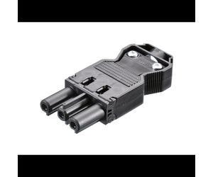 Bachmann GST18i3 Noir Connecteur Secteur, Couleur Noir, Référence 375.505, Connectique GST18i3, Intensité et Tension Nominales Standard