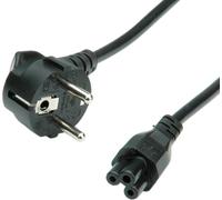 BACHMANN H05VV-F 3G0,75mm² sw L:1,0m IEC C5/CEE7/7