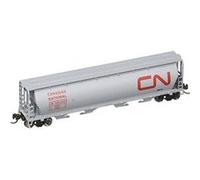 Bachmann Industries Inc. Canadian 4-Bay Cylindrical Grain Hopper Canadian National - N Scale G