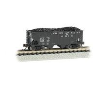Bachmann Industries USRA 55-Ton 2-Bay Hopper C and O Train Car, N Scale G