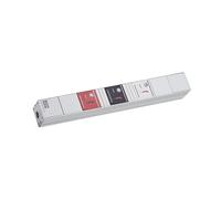 BACHMANN IT PDU Basic Inline SPD, 3ph 3x16A ÜSS 1m H05VV-F 5G2,5mm CEE 16A
