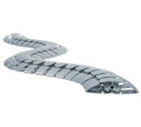 Bachmann KABELSCHLANGE Pro - Conduit flexible pour câble - 1 m - argent