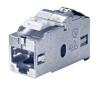 BACHMANN Keystone CAT6 Class Ea STP Kupplung RJ45 geschirmt 10GBit, metallic