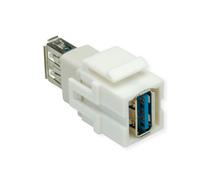 BACHMANN Module Keystone USB A/A 3.0 Blanc