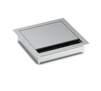 Bachmann 930.310 Passe-câbles carré Ø max. des bornes 5 mm aluminium argent (mat, anodisé) 1 pc(s)