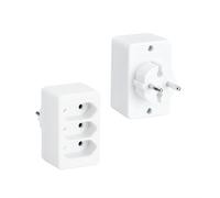 Bachmann Multiconnecteur 3xeuro Blanc 3x2,5a/230v