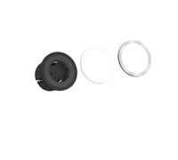 Bachmann Pix 1x230V Bloc de prises encastré aspect acier inoxydable (Prise européenne) - 926.001