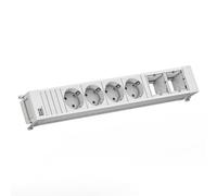 BACHMANN Power Frame 4xCEE7/3 2xCM 0,2m GST18 RAL9010