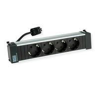 Bachmann Power Frame - Bloc 4 x schukos Noir