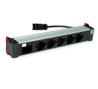 Bachmann Power Frame - Bloc 5 x schukos Noir + 1 x espace