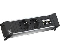BACHMANN POWER FRAME Small 2x contact de protection 2x CAT6