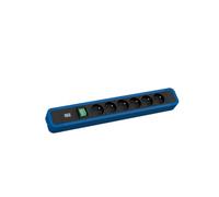 BACHMANN Primo 2 6xUTE 1xinterrupteur 2,0m CEE7/7 RAL5010
