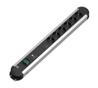 BACHMANN Primo 6xCEE7/3 1xGVS-Plus 1xinterrupteur 2,0m CEE7/7