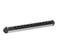 BACHMANN PRIMO Multiprise 12x contact de protection, aluminium, 1,75 m