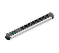 BACHMANN PRIMO Multiprise 8x contact de protection, 2x port de charge USB, interrupteur, 1,75 m