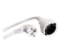 BACHMANN Rallonge à contact de protection, 230VAC, blanc, 15 m