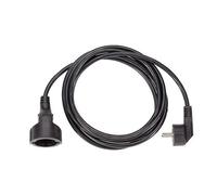 BACHMANN Rallonge à contact de protection, 230VAC, noir, 5 m