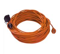 Bachmann Rallonge Schuko, 3 pôles PVC, orange, 25 m 341.870 (SCHUKO®)