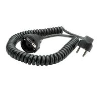 BACHMANN Rallonge Spirale à Contact de Protection 230V/16A, Noir, 4 m