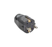 Bachmann Schutzkontakt-Stecker, schwarz