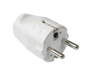 Bachmann Schutzkontakt-Stecker, weiï¿oeï¿oe