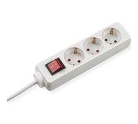 BACHMANN SELLY Multiprise 3x contact de protection, interrupteur, blanc, 1,5 m