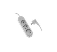 Bachmann SMART - Coupe-circuit - connecteurs de sortie : 3 (CEE 7/4) - 5 m cordon - Allemagne - blanc