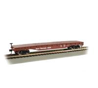 Bachmann Spur Ho Wagon de Marchandises 52' Flatcar Wagon Plat Great Northern