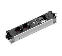 Bachmann Step ALU 2xCEE7/3 1xCM 1xUSB Charger GST18